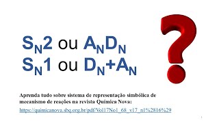 Representação simbólica de mecanismo de reação  Recomendações da IUPAC [upl. by Porush]