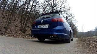 Volkswagen Golf R Variant exhaust sound [upl. by Hgieliak942]