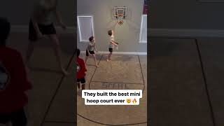 They Built the Greatest Mini Hoop Court Ever [upl. by Naihtniroc341]