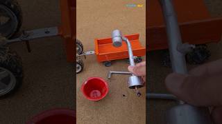 Mini tractor project mini motor water pump science project video [upl. by Eitsirhc]