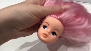 How to reroot a Sindy doll head using mohair or alpaca hair [upl. by Ygiaf230]