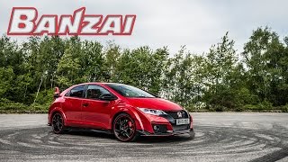 2015 Honda Civic Type R review  First Impressions  Banzai Magazine [upl. by Maunsell]