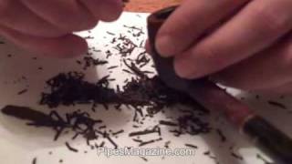 Flake Pipe Tobacco Rubbing Out Method  PipesMagazinecom [upl. by Sarajane]