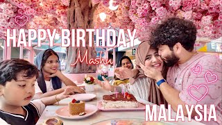 ഈ HEAVENLY LIFE തന്നത് സോനു ആണ് 🥰 MASHU’s BIRTHDAY IN ELampN LONDON CAFE 🥳🤩  PAVILLION MALAYSIA 🇲🇾😍 [upl. by Imrots]