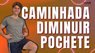 🔴 Caminhada em casa diminuir pochete sem flacidez [upl. by Herzen840]