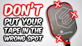 Full Guide To Customizing Your Pickleball Paddle With Lead Tape and more [upl. by Dione206]