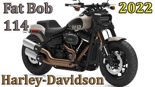 The new 2022 HarleyDavidson Fat Bob 114 Review Features and Specifications [upl. by Jeffers]