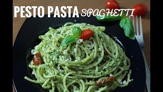 Pesto Spaghetti  Pasta in Pesto Sauce  Pesto Parmesan Spaghetti  How to make Pesto Pasta [upl. by Orly]