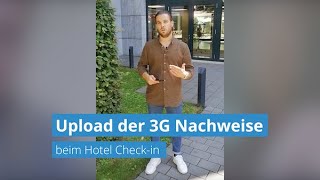 Upload der 3G Nachweise beim Hotel Checkin mit CODE2ORDER [upl. by Conrade]