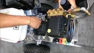 How to Remove Replace amp Install a Pressure Washer Pump [upl. by Atiuqehs694]