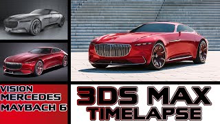 Car Modeling 3ds max TIMELAPSE [upl. by Adaran]