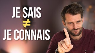 How to choose between SAVOIR and CONNAITRE in FRENCH   5 min Grammar Tricks EP1 [upl. by Adnuahsor335]