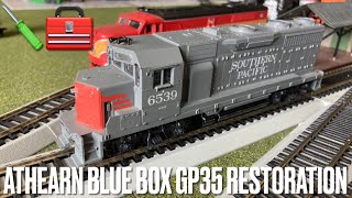 Athearn Blue Box GP35 Restoration 🧰⛽️🌊 Can We Fix It [upl. by Eeltrebor]