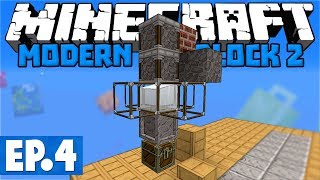 Minecraft Modern Skyblock 2  Making Iron 4 1122 Modded Skyblock [upl. by Adnawahs]