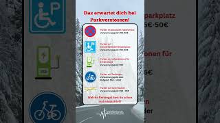 Achtung Parkverstoß So vermeidest du hohe Kosten 😲 verkehrsregeln [upl. by Arakat]