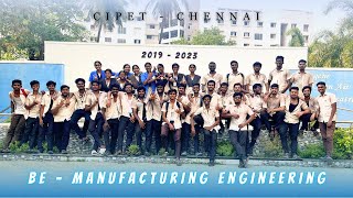 CIPET CHENNAI  BE MANUFACTURING  Batch  2019  2023  College Days  Farewell days [upl. by Mitchael436]