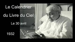 120  30 avril  Le Calendrier du Livre du Ciel Luisa Piccarreta [upl. by Draneb]