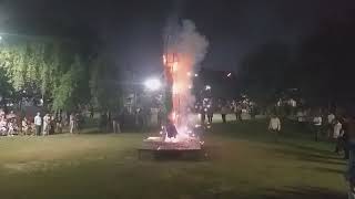 Sector 122 Gur Nanak Park Dussehra Utsav Mansarovar Jaipur 2024 [upl. by Auoh]