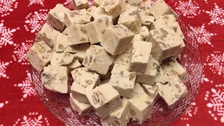 How to make White Chocolate Pecan Fudge Tutorial [upl. by Ycnahc171]