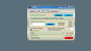 How To  Make FRAPS Run ingame with little to no input lag [upl. by Aronson508]
