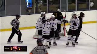 Caden Carlson Goal vs St Olaf College [upl. by Leahcimnoj485]