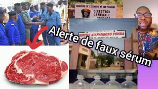 Mali  à Ségou la douane saisie 55 tonnes de viande avariée et un faux sérum circule dans la ville [upl. by Varipapa]