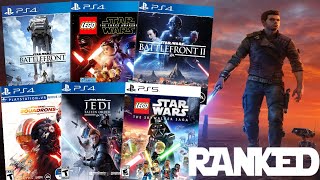 Ranking EVERY Modern Star Wars Game From WORST TO BEST Top 7 Games Including Jedi Survivor [upl. by Mureil242]