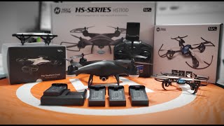 Review Test  Fly Holy Stone HS110D FPV RC Drone with 1080P HD [upl. by Atreb]