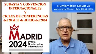 MADRID24 IMPORTANTES EVENTOS NUMISMATICOS [upl. by Eustace402]