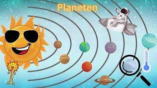 Unsere Planeten für Kinder erklärt  lernen Sonnensystem auf Deutsch  German [upl. by Aneert105]