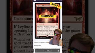 Leyline of Resonance is BANNED 🚫🚫🚫mtg mtgarena mtgcommunity mtgcommander explore [upl. by Ruscio]