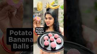 Potato Balls🥔🍌😍🩷👌🏻 potatorecipe mallufoodvlogz [upl. by Qirat482]