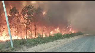 Impactante incendio en Ituzaingó Corrientes [upl. by Encratia]