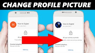 How to Change your Profile Picture on YouTube 2024 [upl. by Acsot]