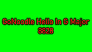 GoNoodle Hello in G Major 8828 [upl. by Sig]