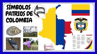 ☀Símbolos Patrios de COLOMBIA  Símbolos Patrios Naturales y Culturales de COLOMBIA Jopabaa [upl. by Ltney]