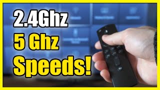 Connect to 24ghz or 5ghz on Firestick 4k for Faster Wifi Speeds Easy Method [upl. by Neville]