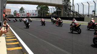 Motovelocidade em Interlagos 2007  Largada 250cc [upl. by Retluoc945]