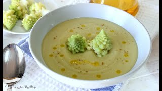 Crema de romanescu 🍵SANA Y NUTRITIVA [upl. by Aneerb]