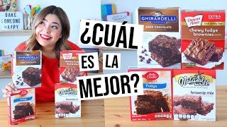 ¿Qué Marca Hace Los Brownies MÁS RICOS  RebeO [upl. by Luckett855]