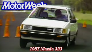 1987 Mazda 323  Retro Review [upl. by Trevlac279]