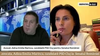 avocata Adina Emilia Marinca candidată PSD Cluj la Senatul României CMF 11240017 [upl. by Orling651]