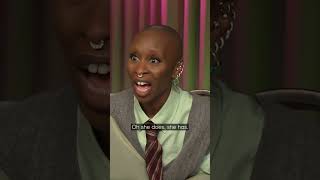 Cynthia Erivo Talks Ariana Grande Wicked On Set Laughs [upl. by Toomay]