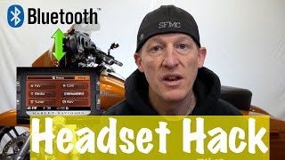 Bluetooth Headset on Harley Boom Box Infotainment System DIY [upl. by Mathi]