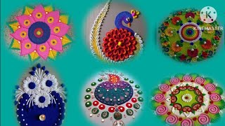 Diwali par apna ghar sajane ka behtarin rangoli design  Diwali home decoration ideas [upl. by Sesmar838]