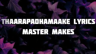 HELEN  Thaarapadhamaake🥰 Song Lyrics Master Makes [upl. by Funch]