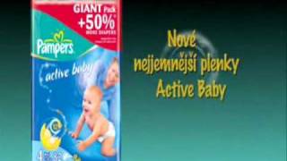 Pampers plenky Active Baby [upl. by Oribelle125]