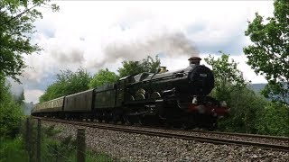 The Welsh Marches Express 7029 Clun Castle Saturday 25th May 2019 [upl. by Owades]