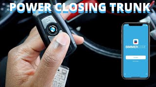 UNDERSTANDING THE BIMMERCODE POWER CLOSING TRUNK FEATURE [upl. by Feerahs366]