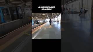 Saki naka metro station metro bluelinemetro train indianrailways Andheri sakinaka [upl. by Hermann]